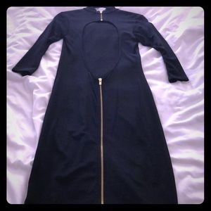 **SOLD** Express open back dress M